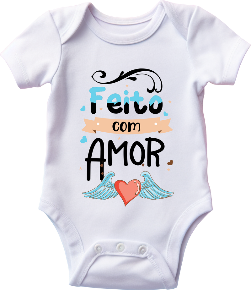 Body infantil personalizado/ manga curta e cumprida