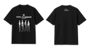 Camisa Coal Chamber preta, Algodão fio 30 penteado