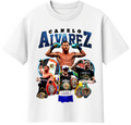 Camisa Canelo Álvarez preta algodão penteado