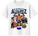 Camisa Canelo Álvarez preta algodão penteado