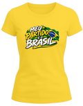 Camisa eleições - Meu partido é o brasil! - malha Poliviscose