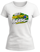 Camisa eleições - Meu partido é o brasil! - malha Poliviscose