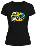 Camisa eleições - Meu partido é o brasil! - malha Poliviscose